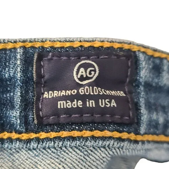 AG Adriano Goldschmeid Women's Stilt Cigarette Leg Jeans Blue Size 30 - Picture 9 of 11